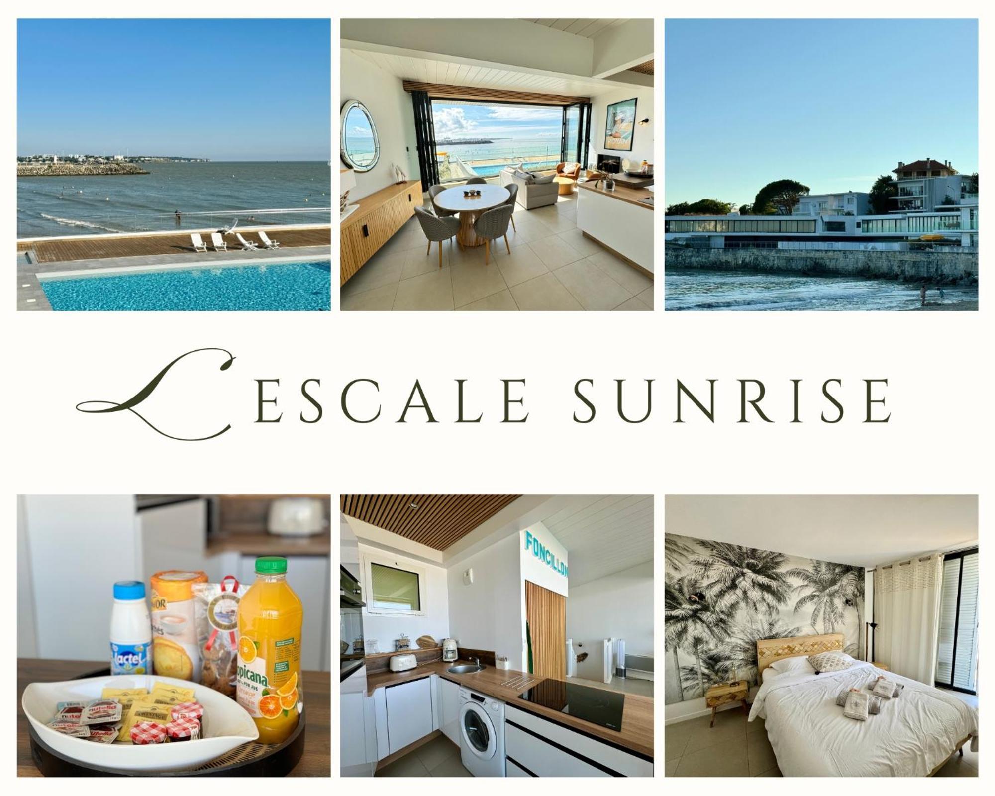 Le Sunrise - Panorama Sur L'Estuaire Apartment Роаян Екстериор снимка